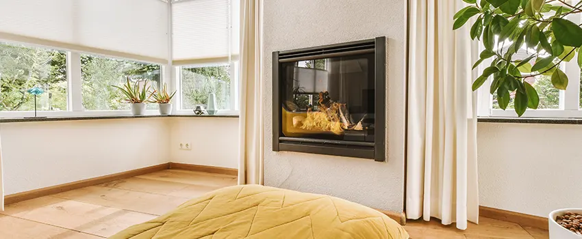 Residential Fireplace Ceramic Glass Installation in Auburn, ME