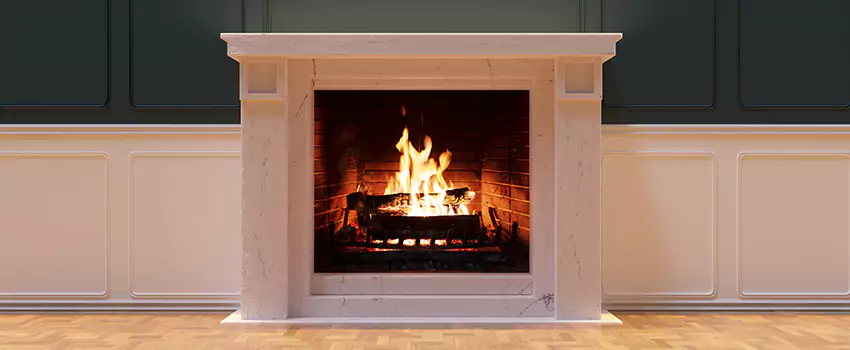 Open Flame Wood-Burning Fireplace Installation Services in Auburn, Maine