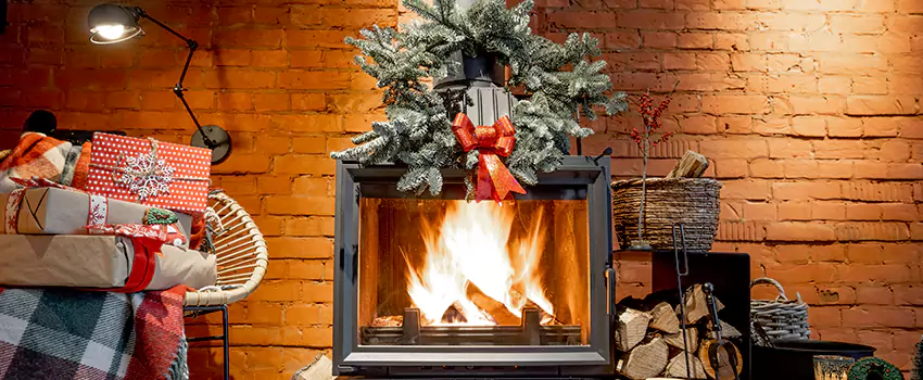 Travis Industries Linear Gas Fireplace Installation in Auburn, Maine