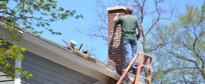 Vinyl and PVC Chimney Flashing Installation in Auburn, ME